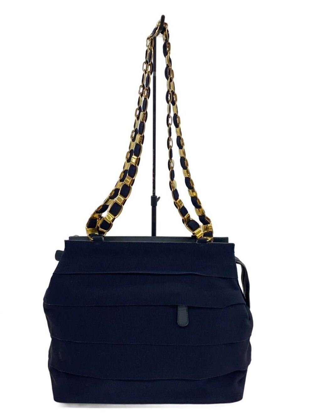 Salvatore Ferragamo Tote Bag Navy Blue